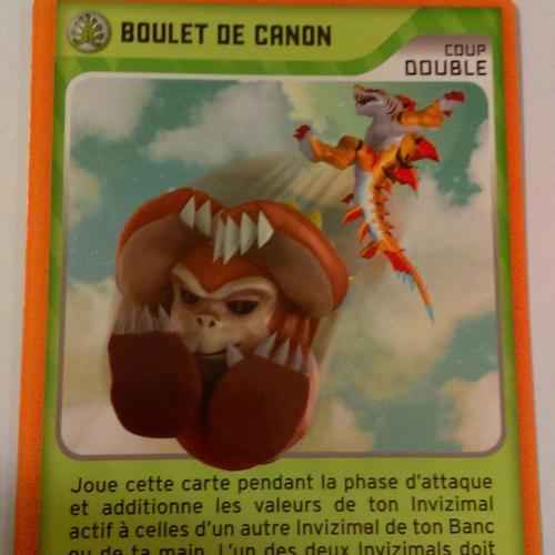 Carte Invizimals Boulet De Canon -Nouvelle Alliance-N°137