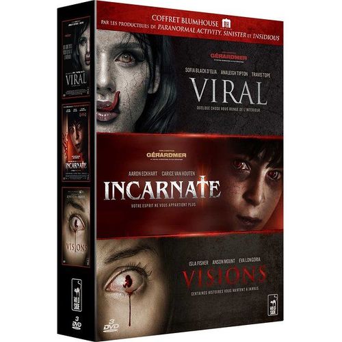 Coffret Blumhouse : Viral + Incarnate + Visions
