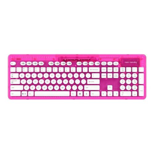 PDP Rock Candy - Clavier - sans fil - 2.4 GHz - Allemand - rose palooza