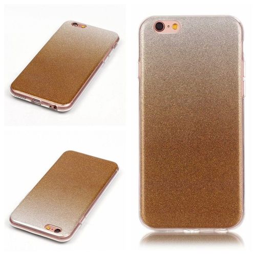 Coque Case Iphone 6 6s (4"7) Or Gold Diamond Silicone Souple (D5)