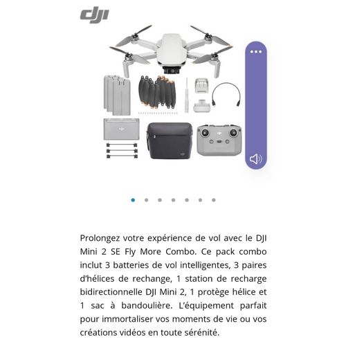 Drone Dji Mavic Mini 2 Fly Combo Dji 4k-Dji