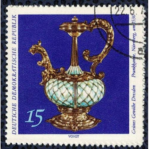 Allemagne Rda 1971 Oblitéré Rond Used Pot Splendeur Grünes Gewölbe Dresde
