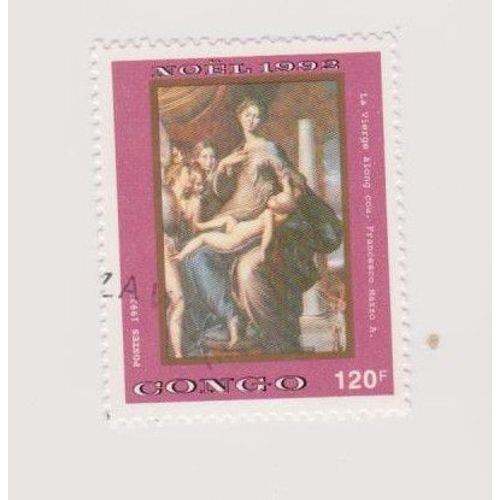 Timbre Congo Noel 92 1992 