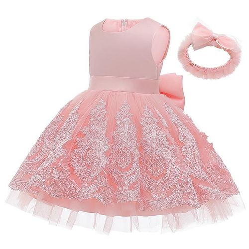 Robe Déguisement Costume Enfant Fille Princesse Tenue De Soirée Rose