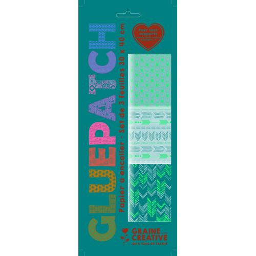 Papier Patch Gluepatch Flèches