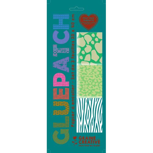 Papier Patch Gluepatch Safari