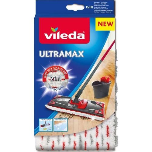 VILEDA Recharge Balai a Plat UltraMax Power 2 en 1