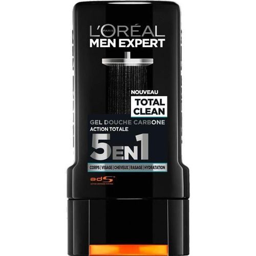Men Expert De L'oreal Gel Douche Carbone 5 En 1 - 300 Ml 