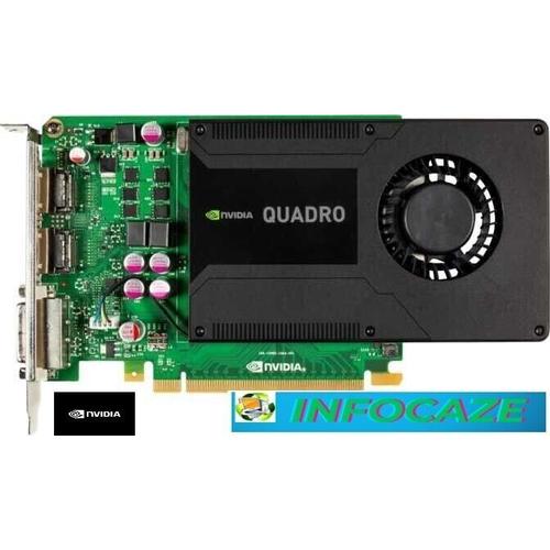 Carte vidéo NVIDIA QUADRO K2000 (2X DP) + 1 DVI 2 GB GDDR5