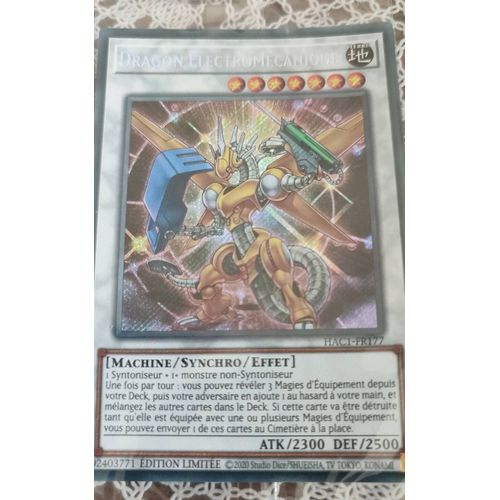 Yu-Gi-Oh Hac1-Fr177: Dragon Électromécanique Starfoil.