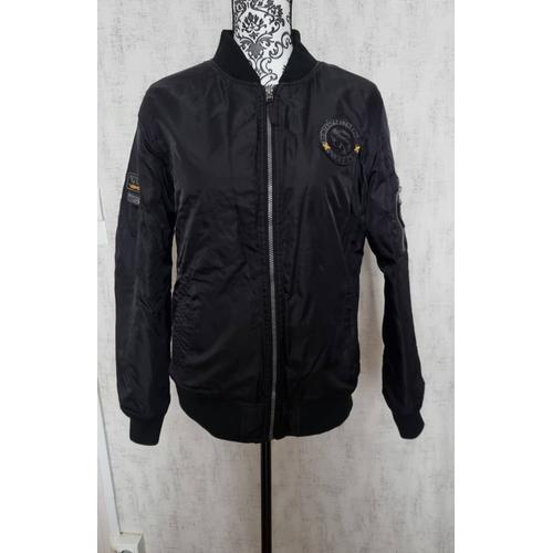 Blouson Bombers Garçon Liberto Noir Taille 16 Ans