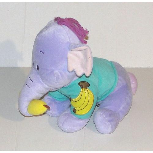 Peluche Lumpy L'éphelant Du Monde De Winnie L'éléphant Banane Disney