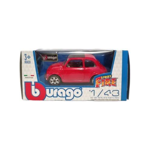 Burago 1/43 Fiat 500 Rouge Bburago Voiture