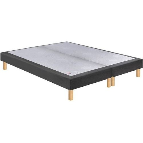 Sommier 2 X 80 X 200 Bristol Tissé Gris Fumé 1620 (160x200)