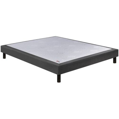 Sommier 140 X 190 Bristol Tissé Gris Fumé 1419