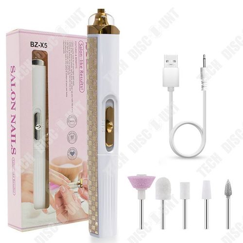 Td® Vernis À Ongles Électrique Usage Domestique Stylo Rechargeable Portable Enlever L'ongle Manucure Sans Fil Vernis À Ongles Multicolore