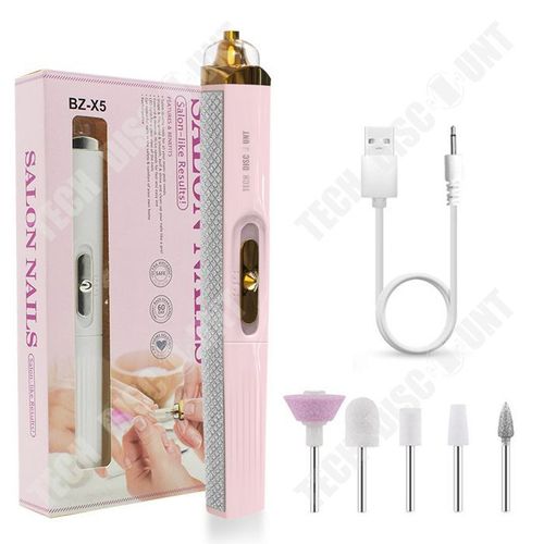 Td® Vernis À Ongles Électrique Usage Domestique Stylo Rechargeable Portable Enlever L'ongle Manucure Sans Fil Vernis À Ongles Multicolore