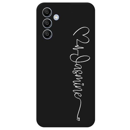 Coque Noir Pour Galaxy A55 Avec Votre Prenom Police 15 Love