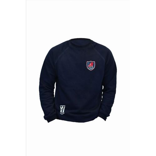 Sweat Col Rond - Tricots Bonnemaille - France Castagne Bleu T.M