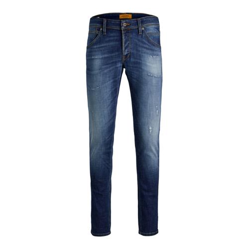 Jack&jones Glenn Fox Jean Slim Fit Bleu Moyen Délavé