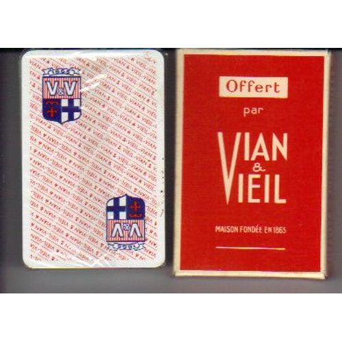 Jeu De 32 Cartes De Collection / Etui Cartonne / Publicitaire, Marque : Vian Et Vieil