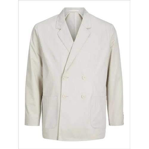 Veste Croisée Jack&jones En Coton Ivoire