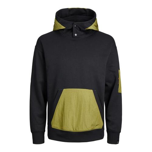 Sweat À Capuche Homme Jack&jones Noir Vert