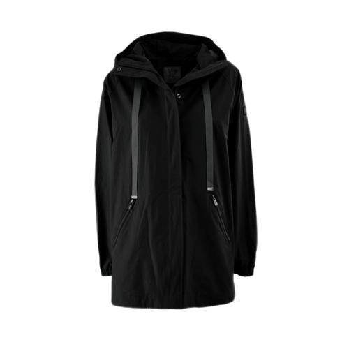 Parka Longue Légère Yes Zee À Capuche Noire