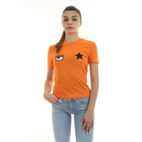 T-Shirt Chiara Ferragni 72cbht17-Cjt00 Couleur Orange