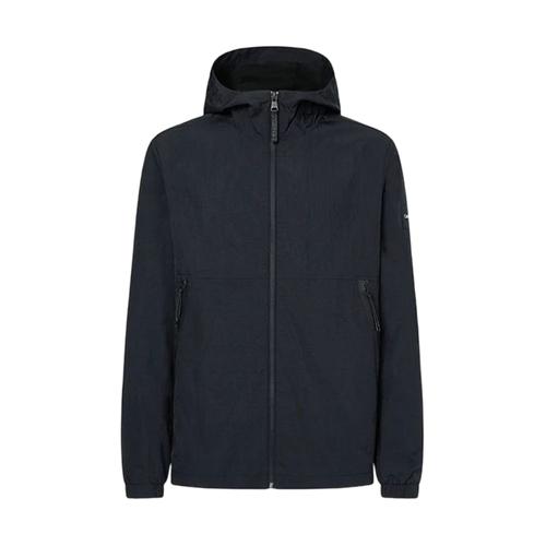 Calvin Klein Veste Légère Froissée À Capuche Noir