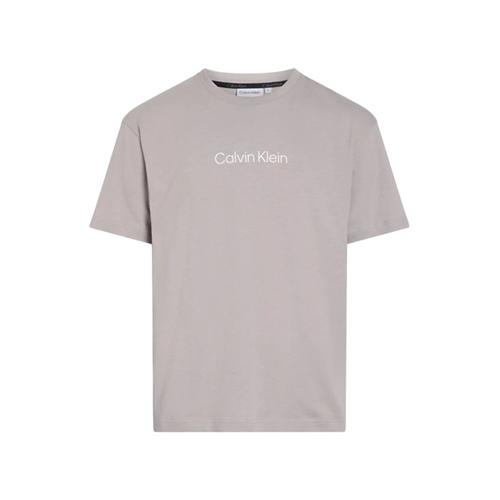 Calvin Klein T-Shirt À Manches Courtes Avec Logo Gris Tourterelle