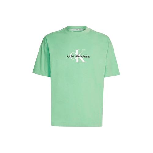 Calvin Klein Jeans T-Shirt Oversize Avec Logo Monogramme Vert