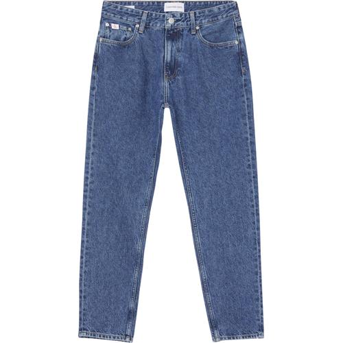 Calvin Klein Jeans Jean Dad À Jambe Droite Délavé Bleu Foncé