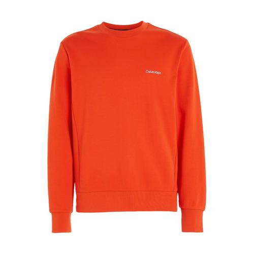 Calvin Klein - Sweat-Shirt Ras Du Cou Avec Logo Orange