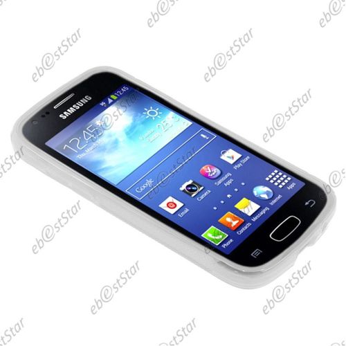 Ebeststar ® Etui Housse Coque S-Line Silicone Protection En Gel Pour Samsung Galaxy Ace 3 Gt-S7270, S7272, S7275, Couleur Transparent [Dimensions Precises De Votre Appareil : 121.2 X 62.7 X 9.8 Mm, Écran 4'']