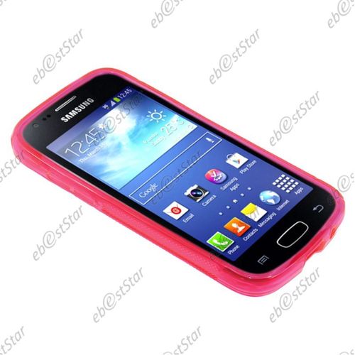 Ebeststar ® Etui Housse Coque S-Line Silicone Protection En Gel Pour Samsung Galaxy Ace 3 Gt-S7270, S7272, S7275, Couleur Rose [Dimensions Precises De Votre Appareil : 121.2 X 62.7 X 9.8 Mm, Écran 4'']