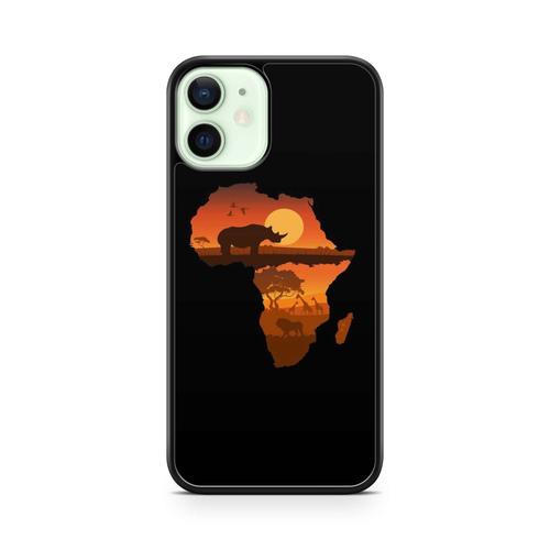 Coque Pour Iphone 12 Pro Silicone Tpu Afrique Terre Carte Ref 14