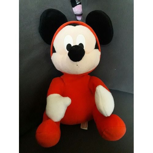 Doudou Mickey Pyjama Rouge 
