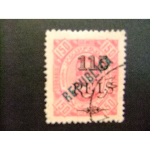 Angola 1914 Carlos 1 º Avec Republica Yvert N 170 Fu