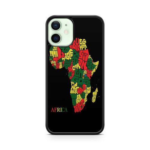 Coque Pour Iphone 12 Pro Max Silicone Tpu Afrique Terre Carte Ref 115