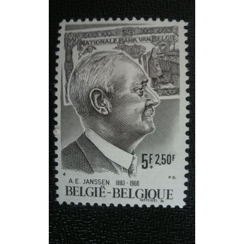 Timbre Belgique ( Y T 1872 )  1977