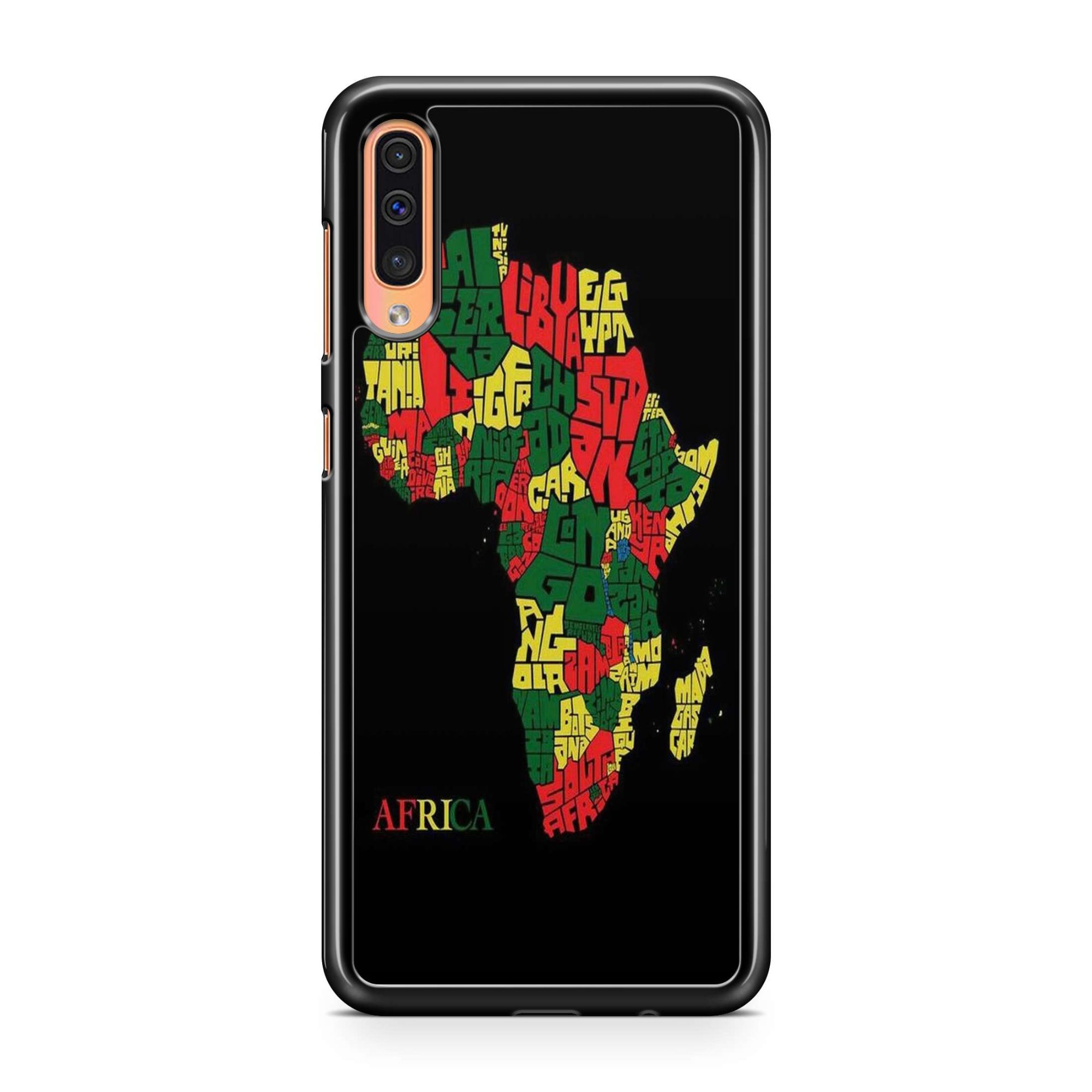 Coque Pour Samsung Galaxy A50 Afrique Terre Carte Ref 180