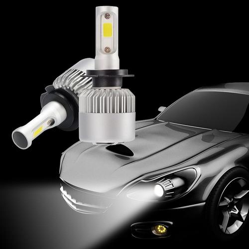 Xcsource Ampoule Lampe Halogène H7 20000lm 200w Cree Led Phare De Voiture  Ventilateur Intégré 6500k Blanc Ld1033