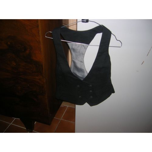 Gilet New Look Coton 42 Noir