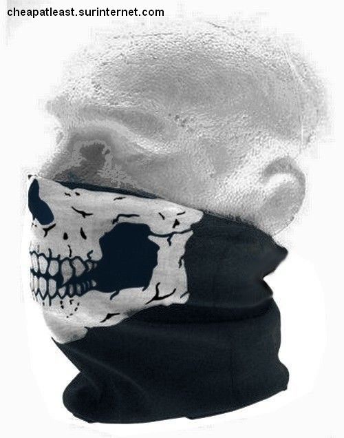 Balaclava Ghost Crâne vélo cou visage masque Paintball Masque Airsoft BB Hunt ROYAUME-UNI 