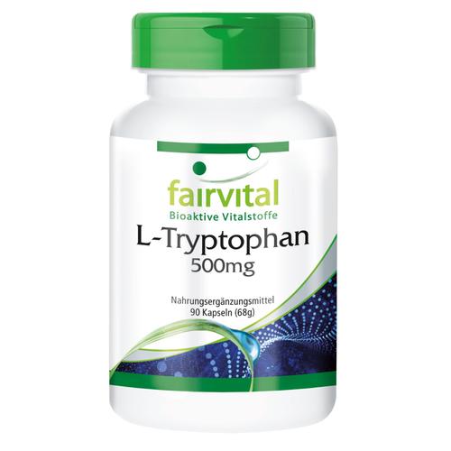  L-Tryptophane 500mg - 90 Gélules - Fairvital 