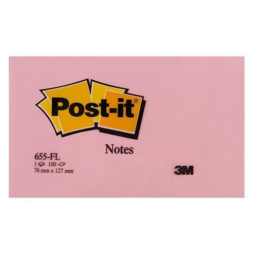 Bloc Notes Repositionnables 100 Feuillets Post-It 3m 76x127mm Mauves