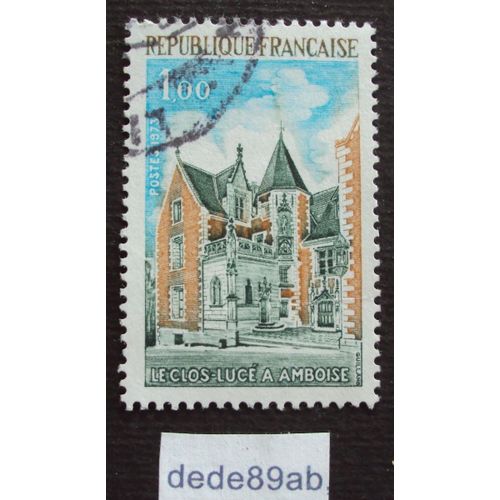 France..  1.00 Le Clos-Lucé À Amboise (Indre Et Loire) Oblitéré Used Stamp.