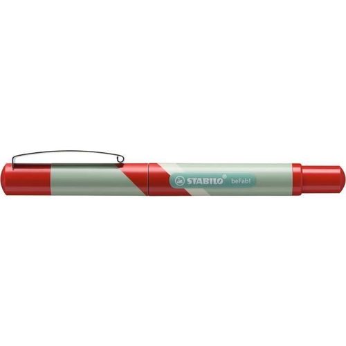 Stabilo Befab! - Collection Chic Heritage - Stylo-Plume - Décor Vert D'eau - Rose