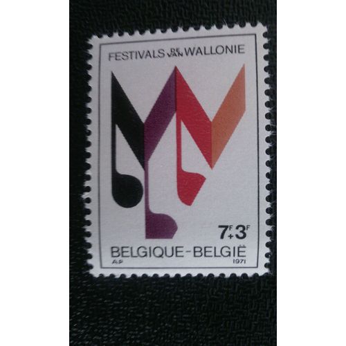 Timbre Belgique ( Y T 1600 )  1971